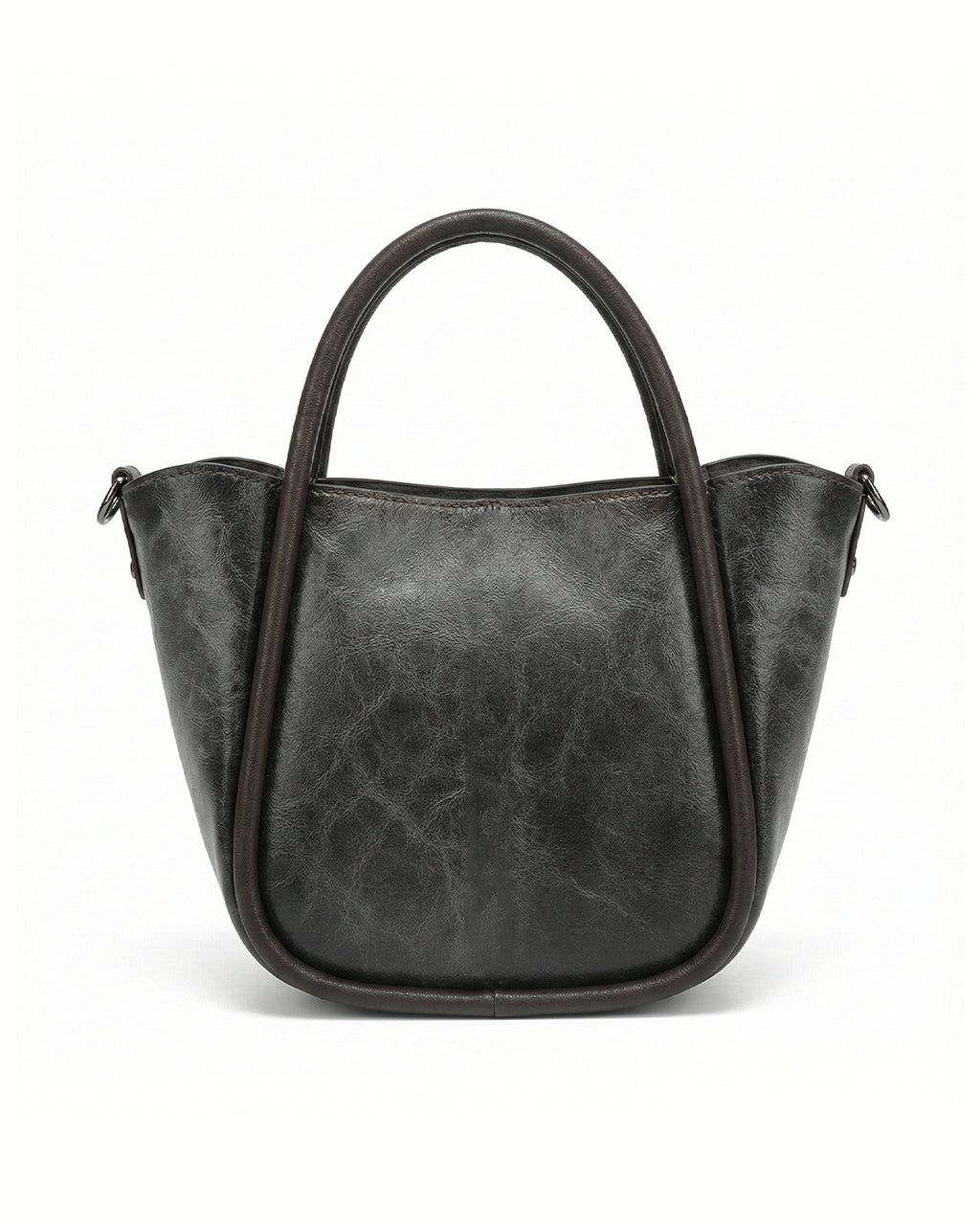 Artisanal Burnished Floral Medallion Bag