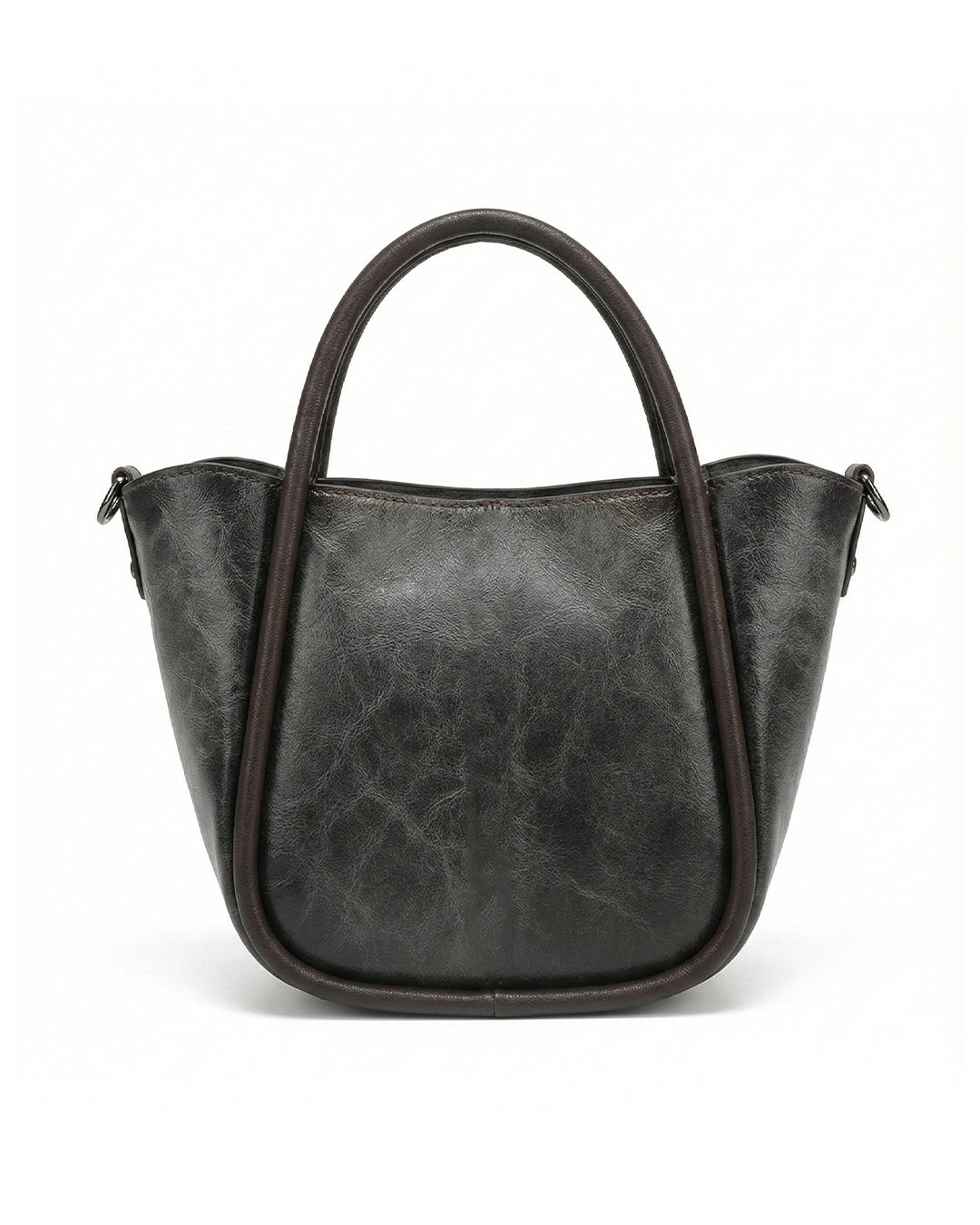 Artisanal Burnished Floral Medallion Bag