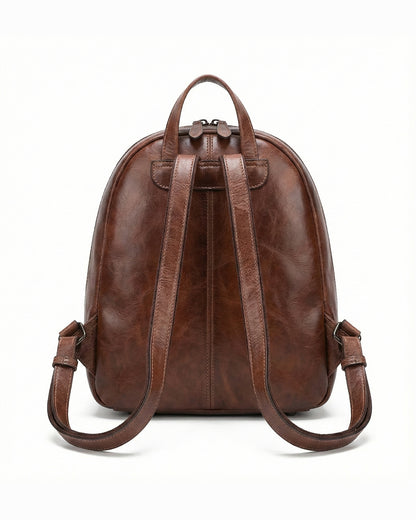 Embossed Rose Textured Luxury Backpack