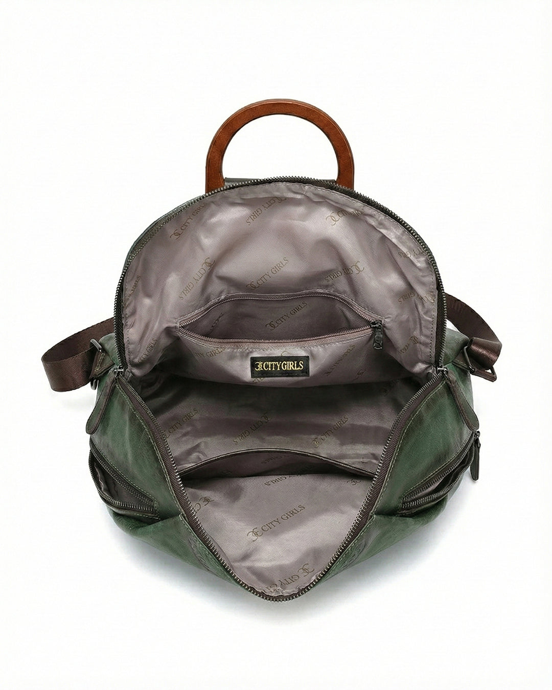 Signature Textured Embossed Artsian finish Bagpack