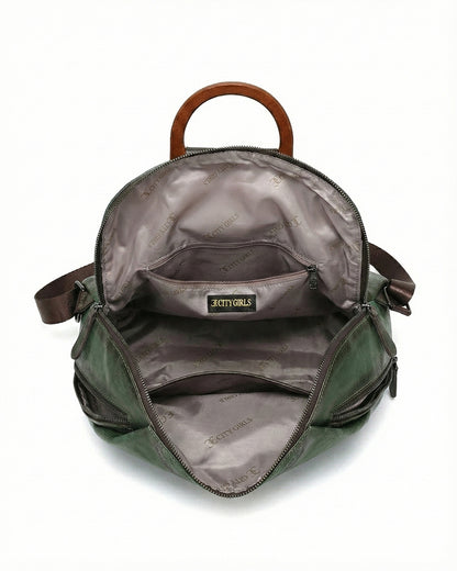 Signature Textured Embossed Artsian finish Bagpack