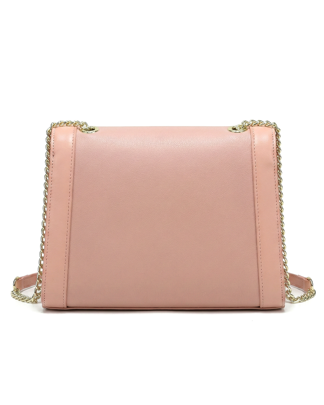 Refined Two-Texture Structured Flap Bag