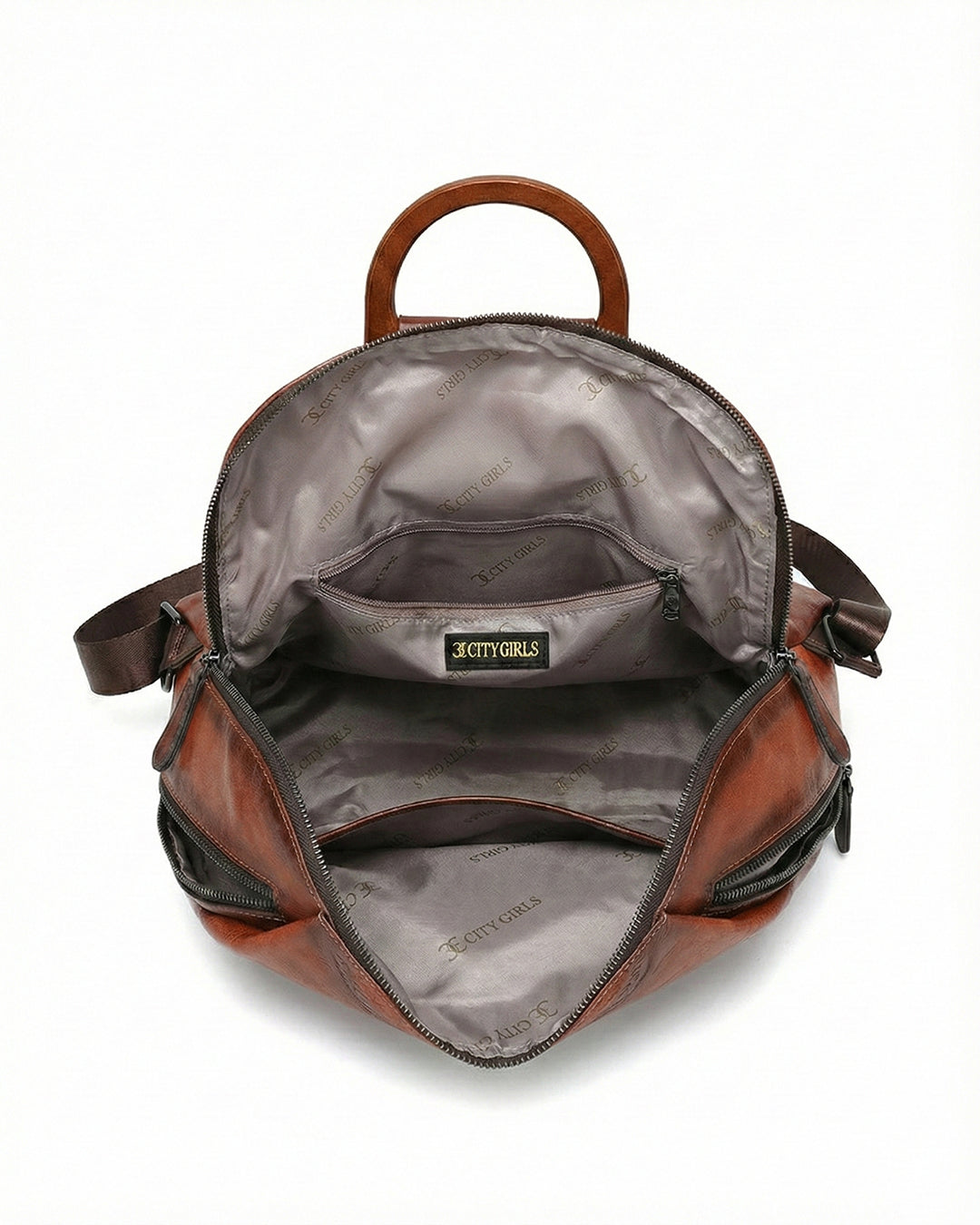 Signature Textured Embossed Artsian finish Bagpack