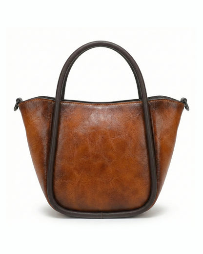 Artisanal Burnished Floral Medallion Bag
