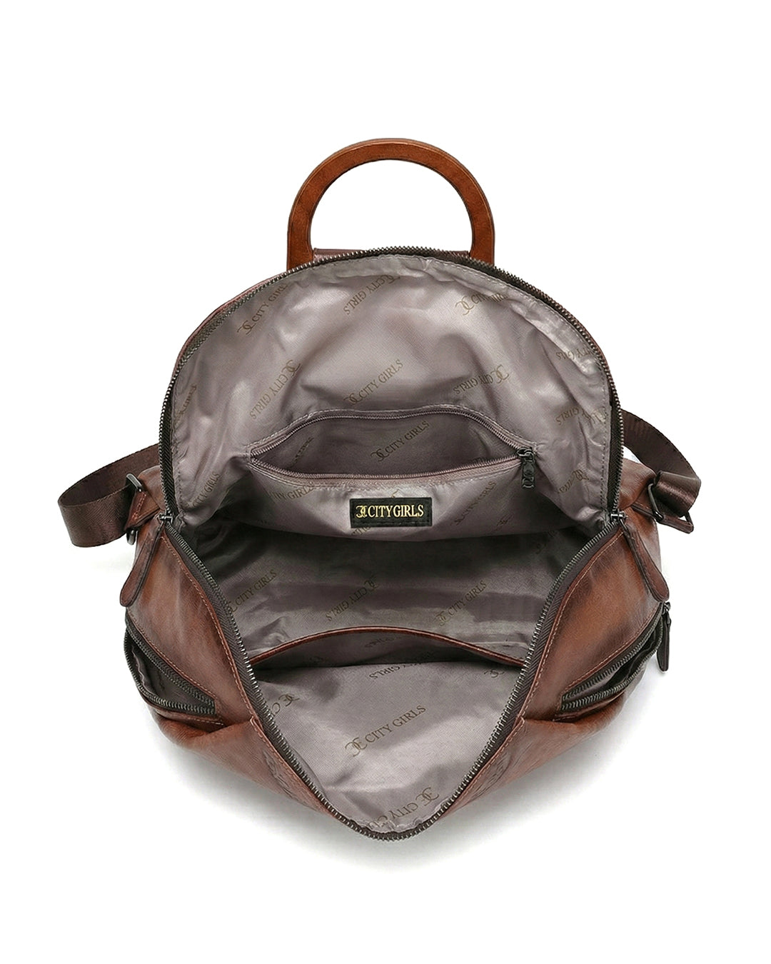 Signature Textured Embossed Artsian finish Bagpack