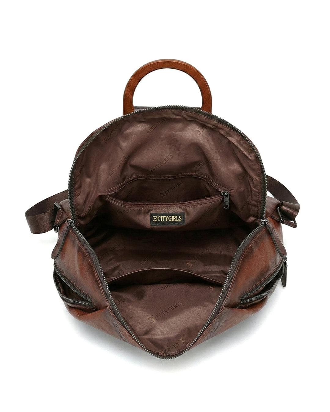 Signature Textured Embossed Artsian finish Bagpack