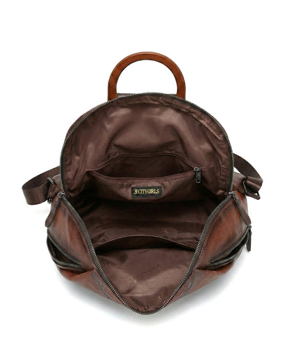 Signature Textured Embossed Artsian finish Bagpack