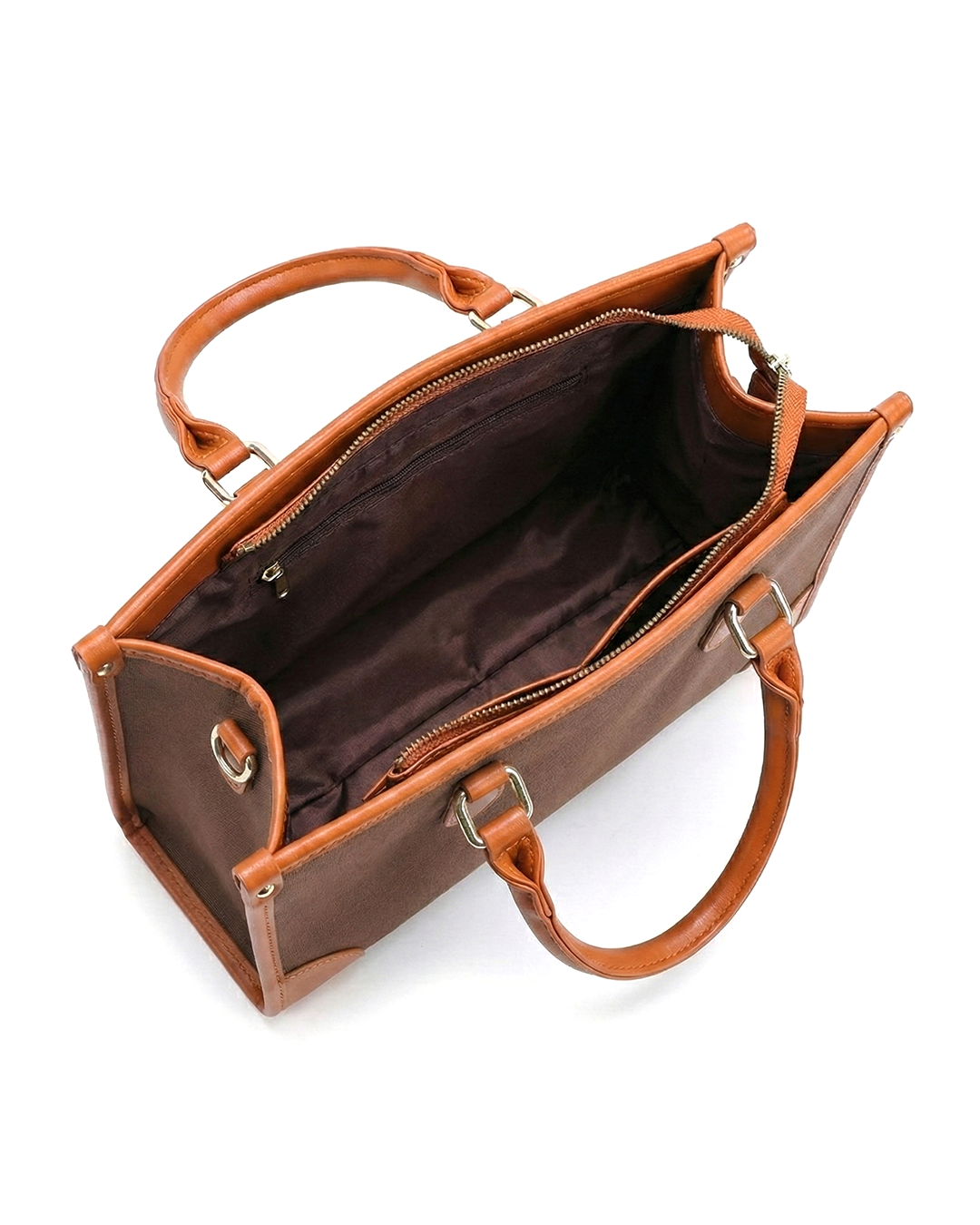 Classic CG  Contrast Trim Textured Satchel