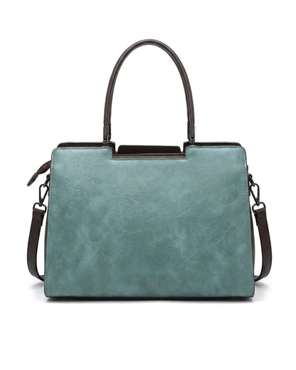 Artisanal Embroidered Aesthetic Top-Handle Bag