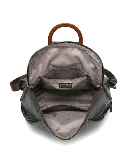 Signature Textured Embossed Artsian finish Bagpack