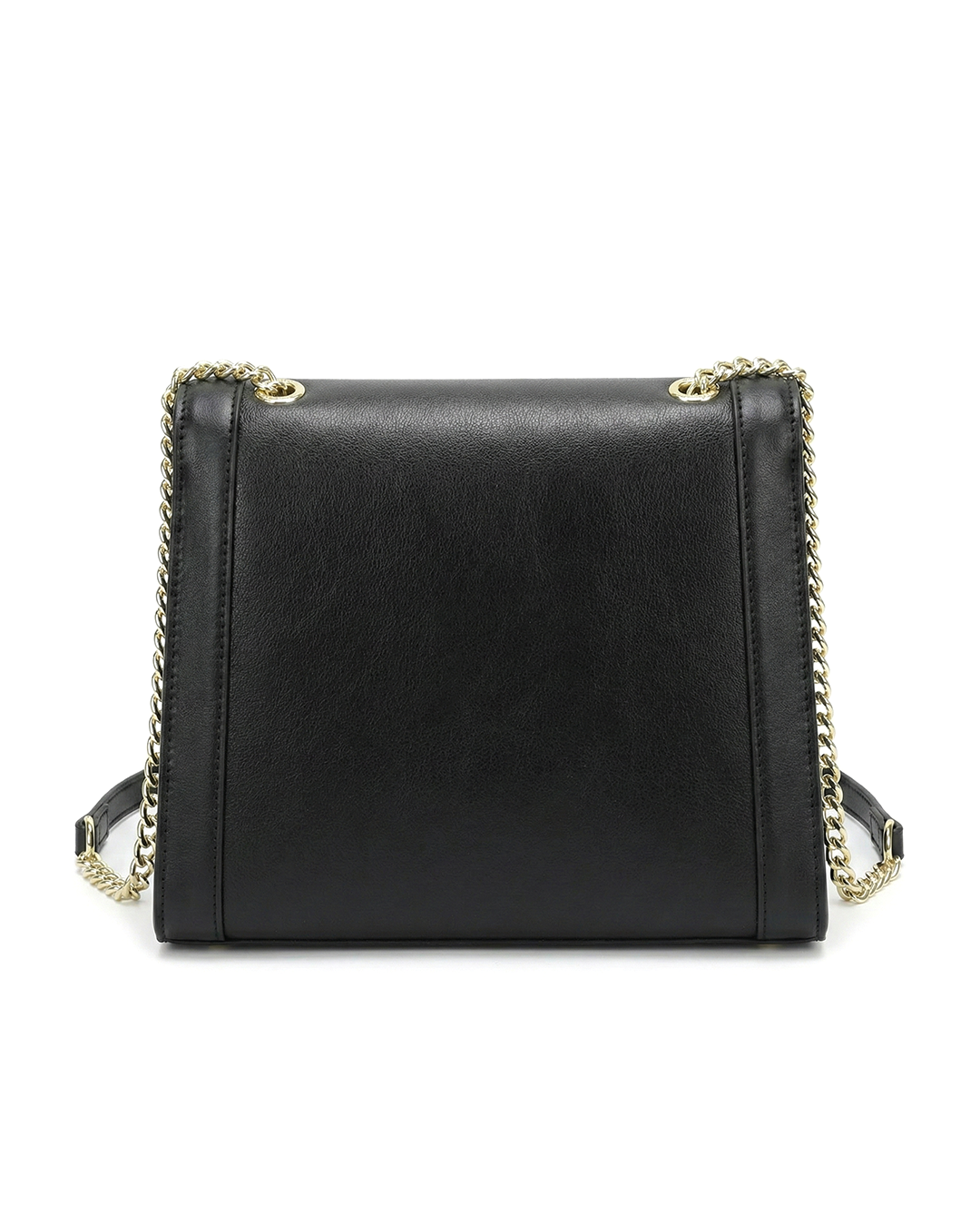 Refined Two-Texture Structured Flap Bag