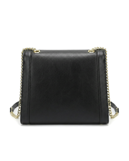 Refined Two-Texture Structured Flap Bag
