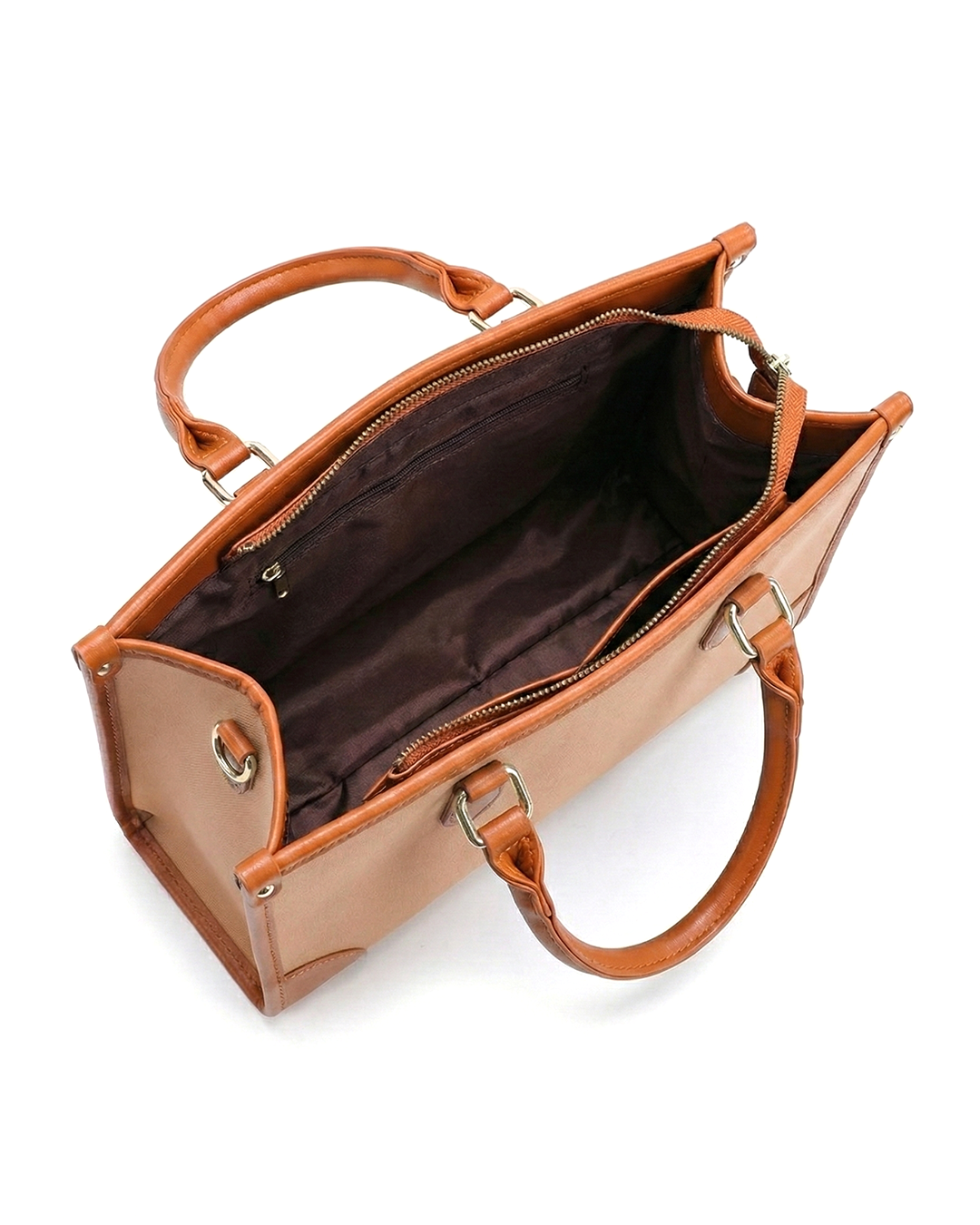 Classic CG  Contrast Trim Textured Satchel