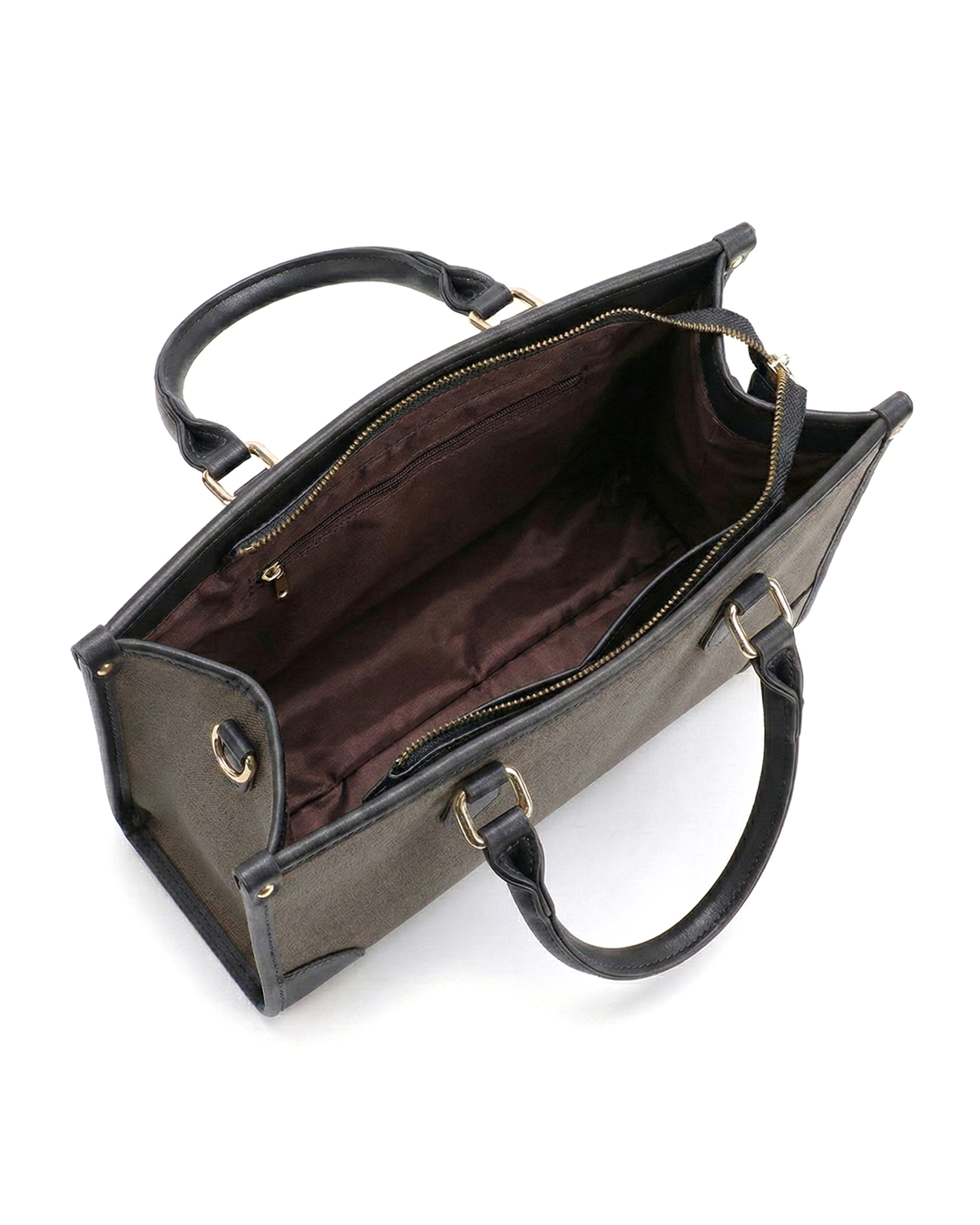 Classic CG  Contrast Trim Textured Satchel