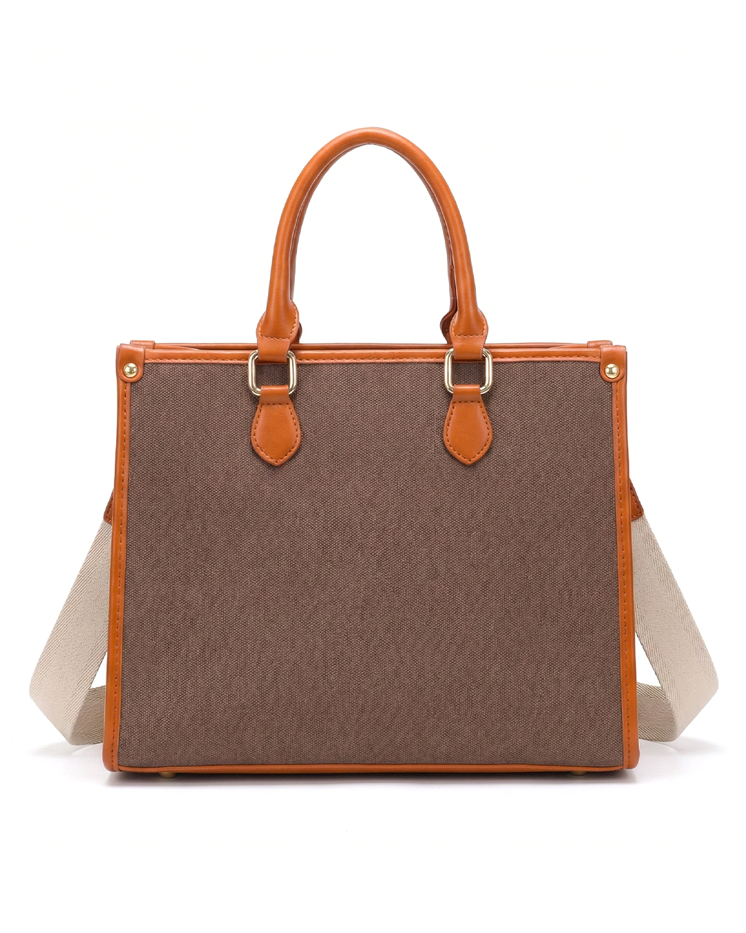 Classic CG  Contrast Trim Textured Satchel
