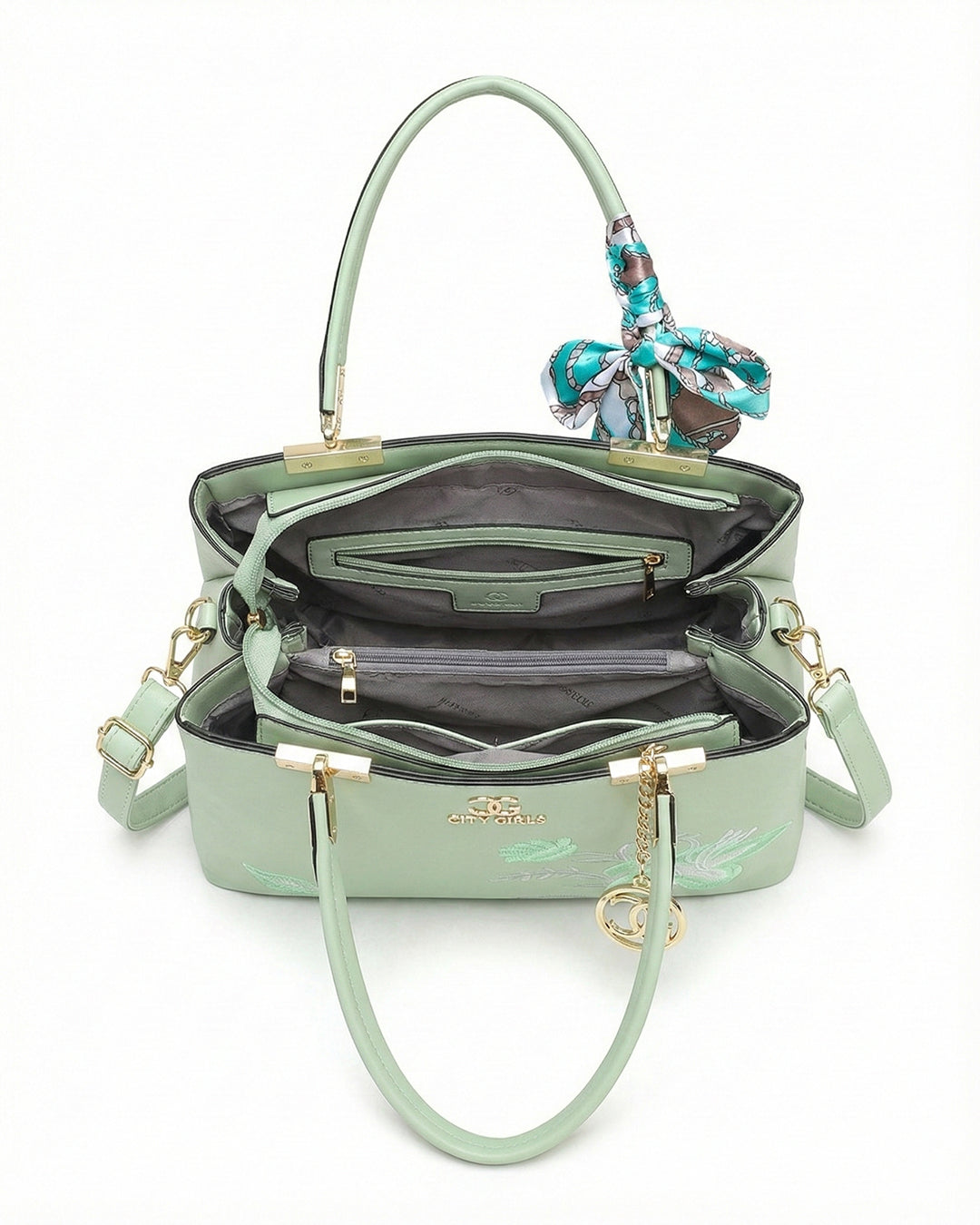 City Girls Couture Floral Handbag