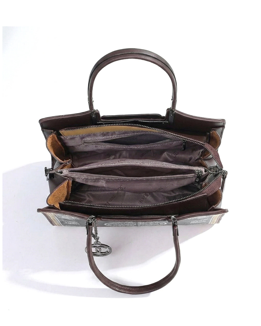 Artisanal Embroidered Aesthetic Top-Handle Bag