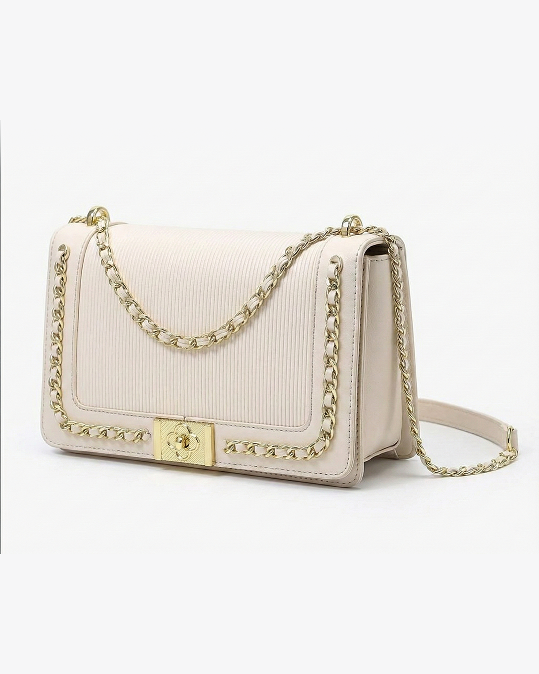 Premium Multi-Dimensional Chain Crossbody Bag