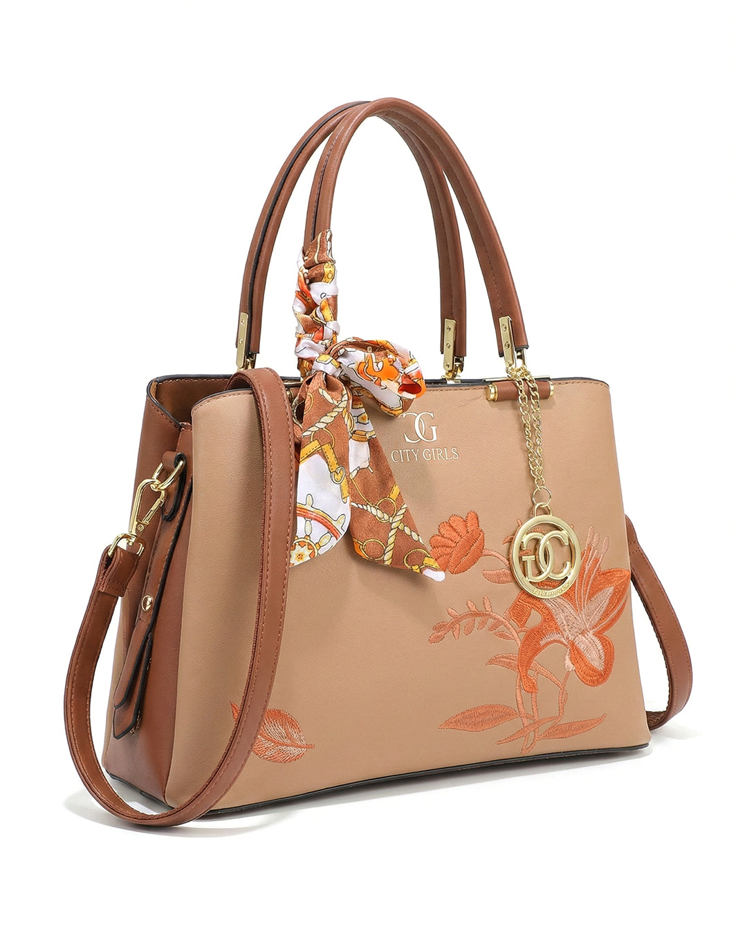 City Girls Couture Floral Handbag