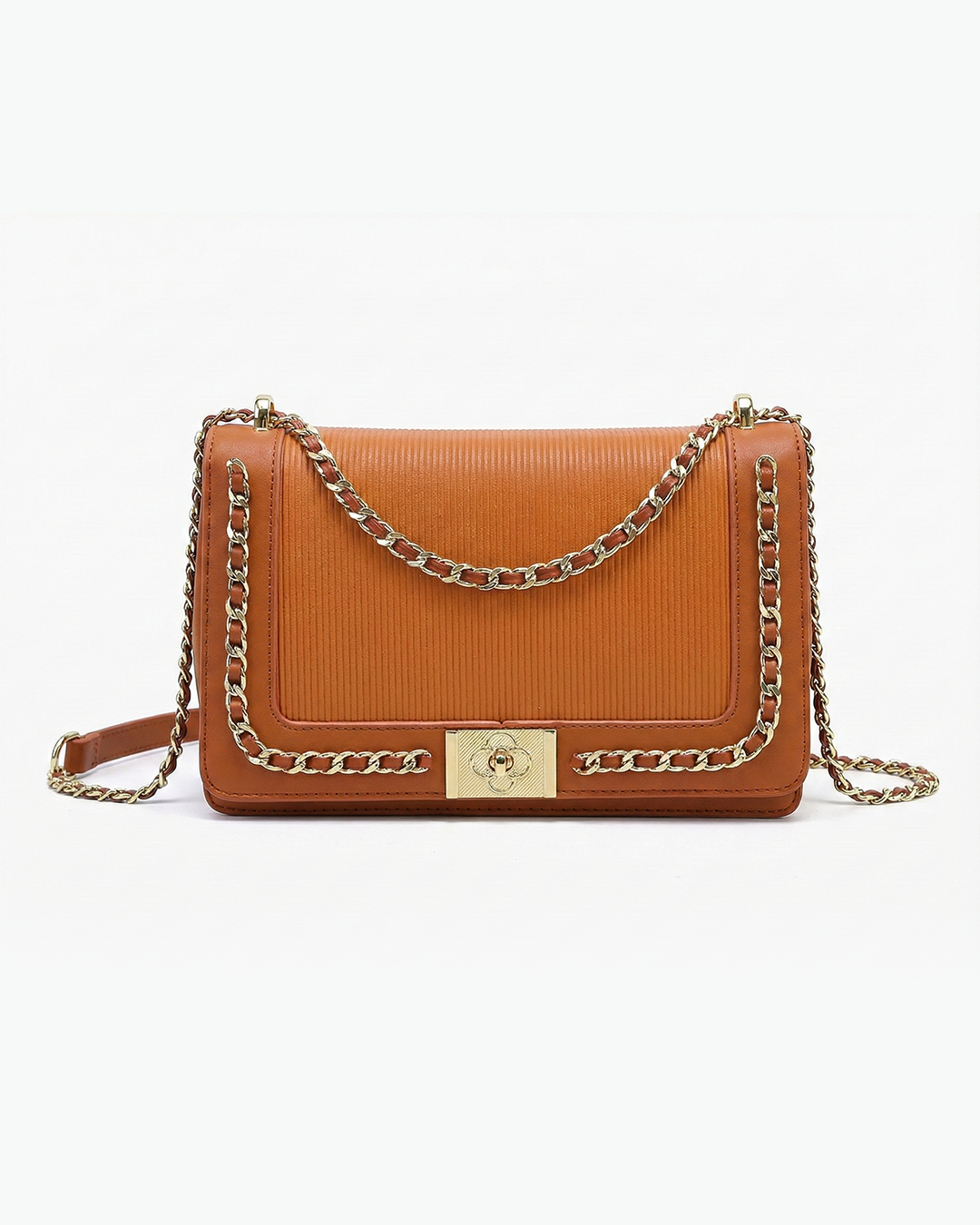 Premium Multi-Dimensional Chain Crossbody Bag