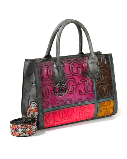Elite Embossed CG Patchwork Bag