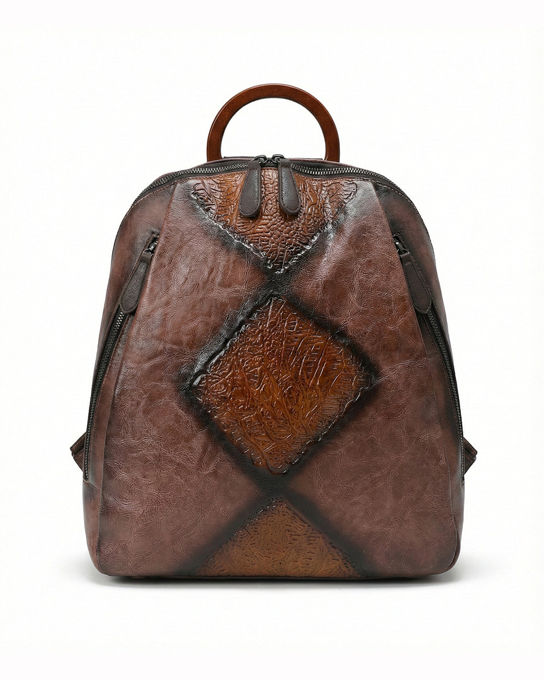 Signature Textured Embossed Artsian finish Bagpack
