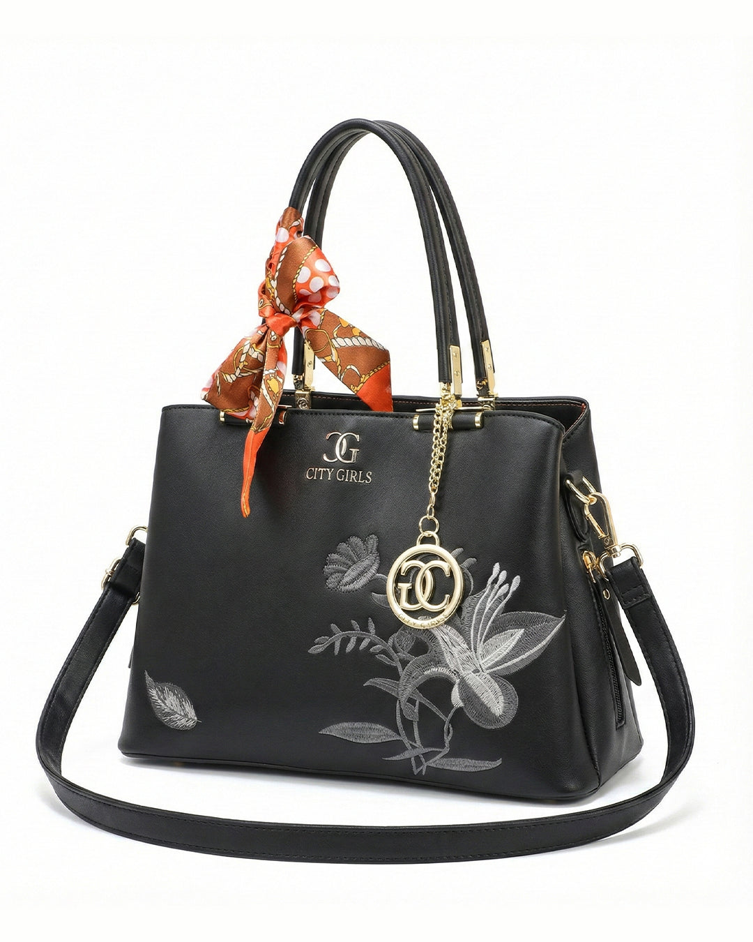 City Girls Couture Floral Handbag