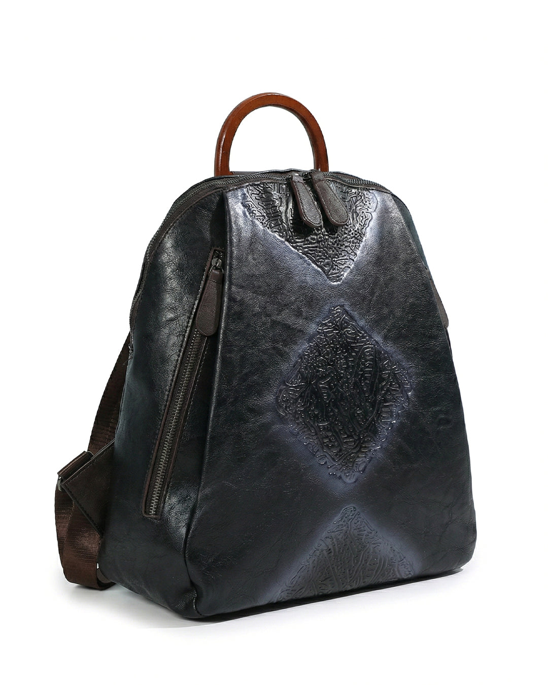 Signature Textured Embossed Artsian finish Bagpack