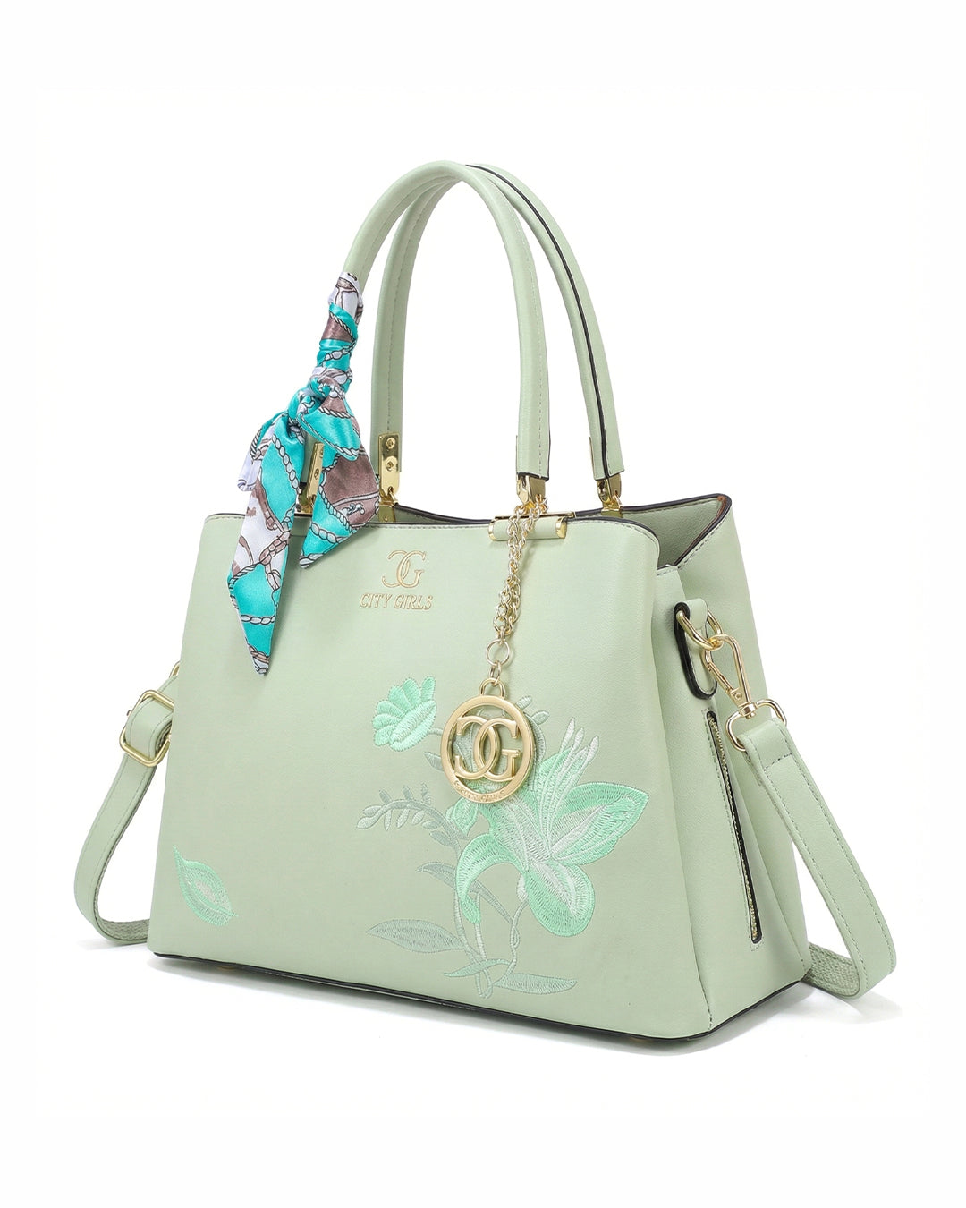 City Girls Couture Floral Handbag