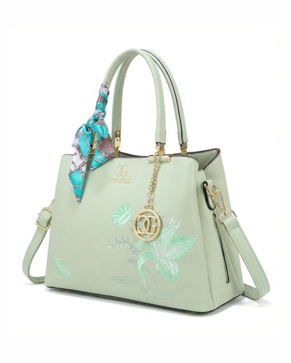 City Girls Couture Floral Handbag