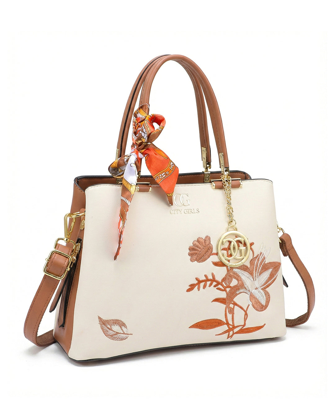 City Girls Couture Floral Handbag