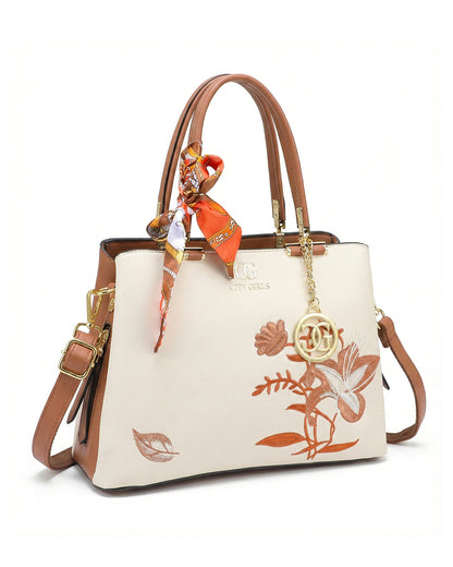 City Girls Couture Floral Handbag
