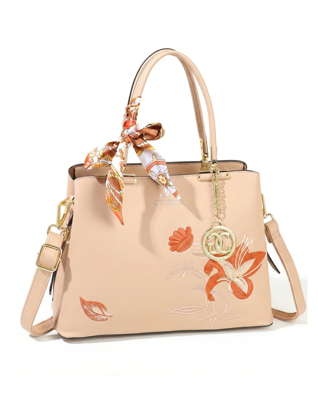 City Girls Couture Floral Handbag