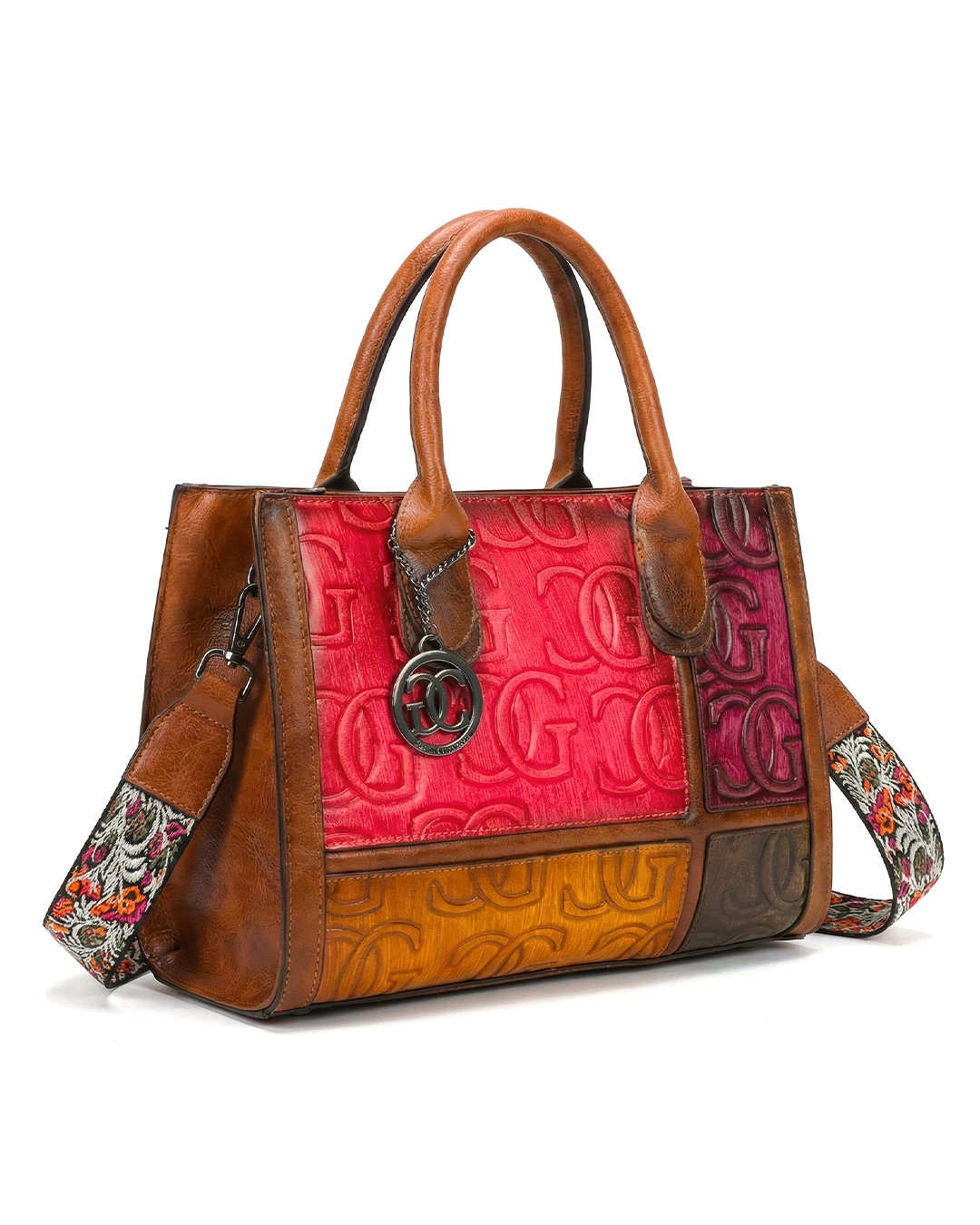Elite Embossed CG Patchwork Bag