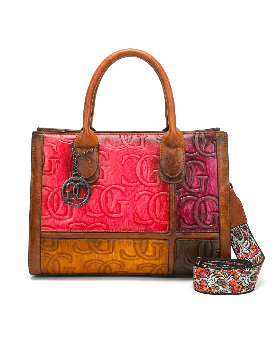 Elite Embossed CG Patchwork Bag