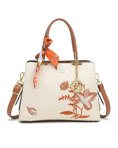City Girls Couture Floral Handbag