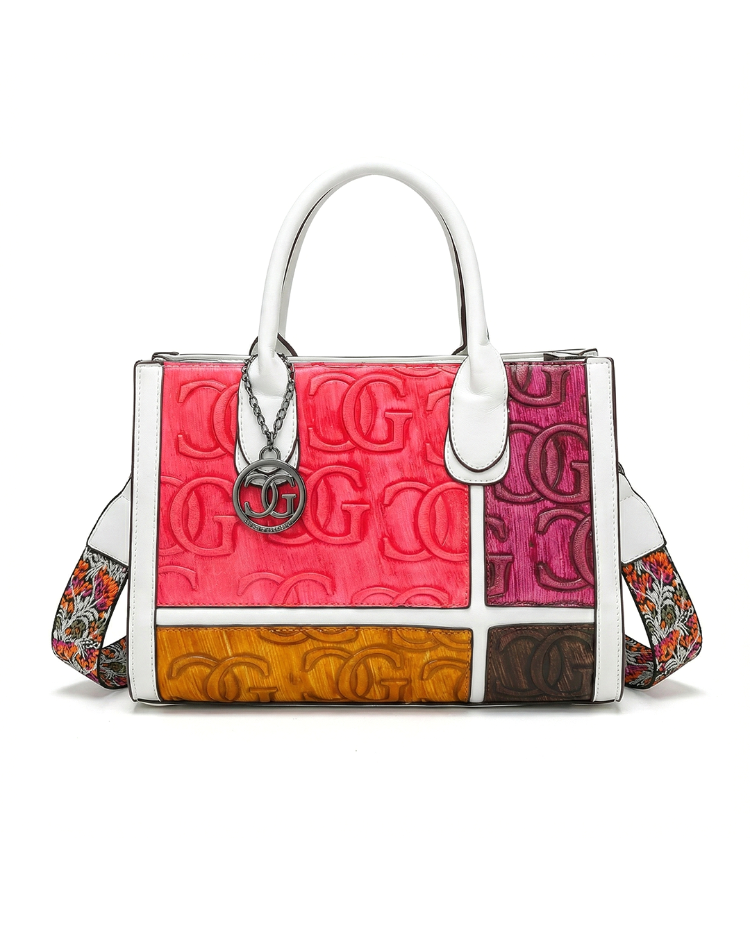 Elite Embossed CG Patchwork Bag