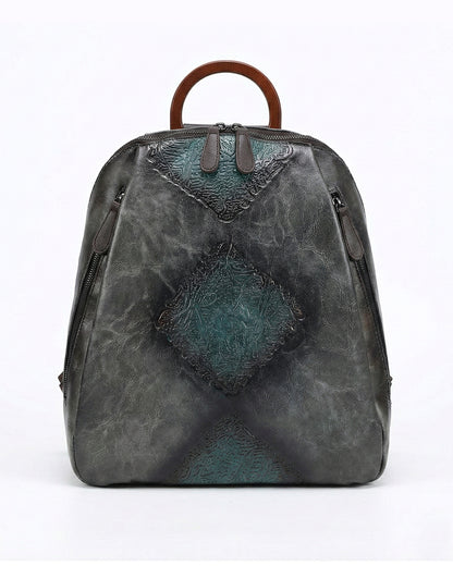 Signature Textured Embossed Artsian finish Bagpack