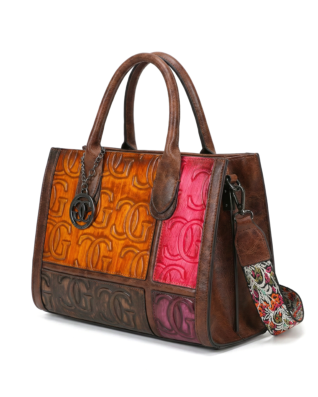 Elite Embossed CG Patchwork Bag