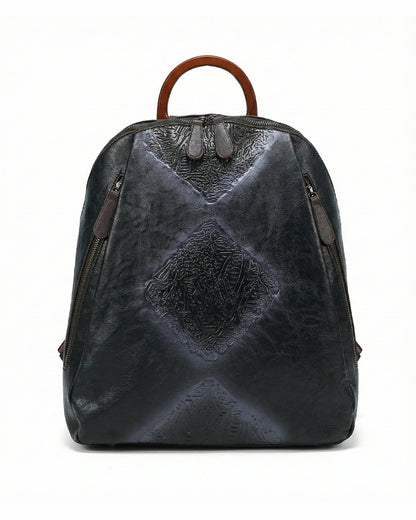 Signature Textured Embossed Artsian finish Bagpack