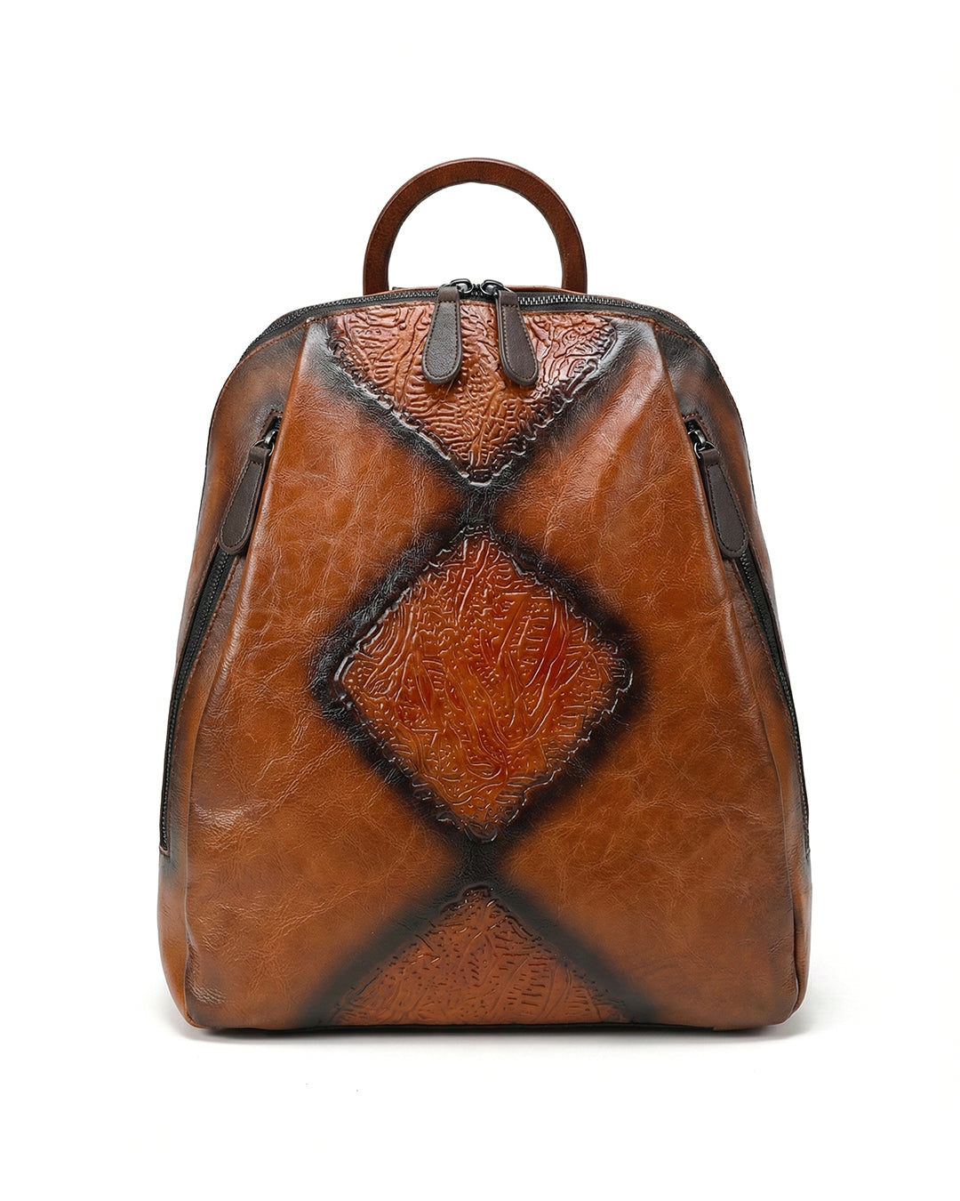 Signature Textured Embossed Artsian finish Bagpack