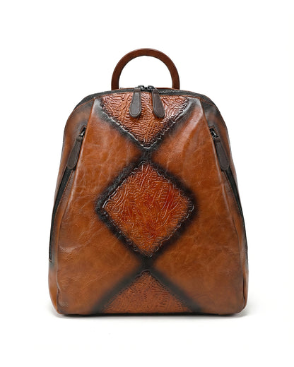 Signature Textured Embossed Artsian finish Bagpack