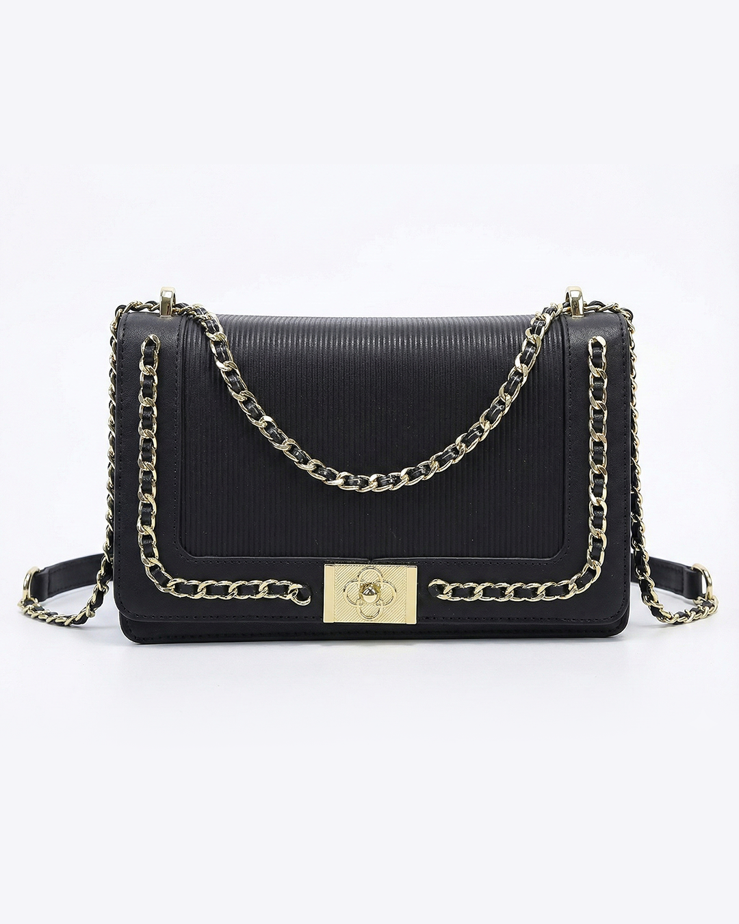 Premium Multi-Dimensional Chain Crossbody Bag