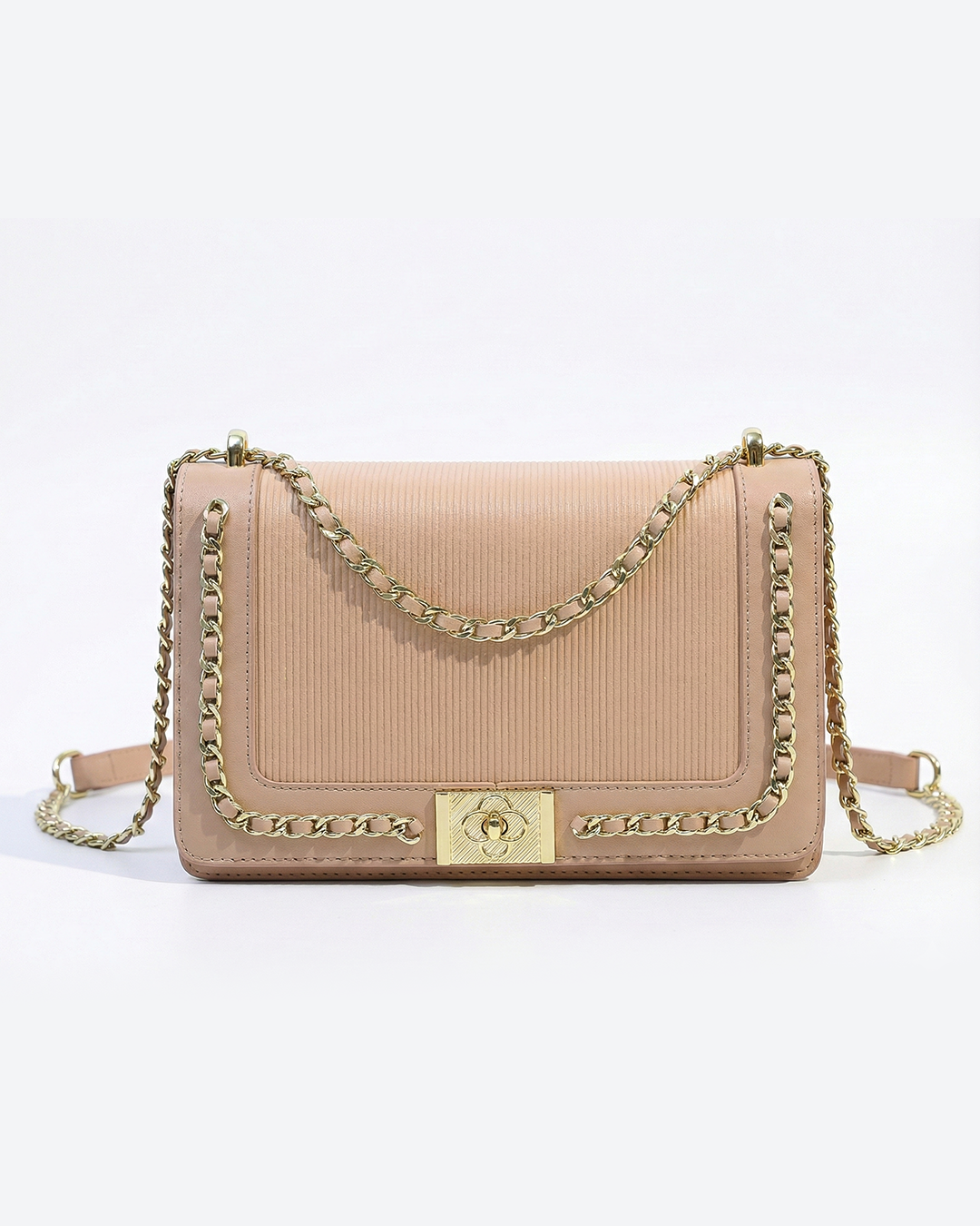 Premium Multi-Dimensional Chain Crossbody Bag