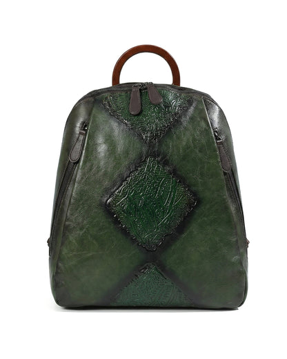Signature Textured Embossed Artsian finish Bagpack
