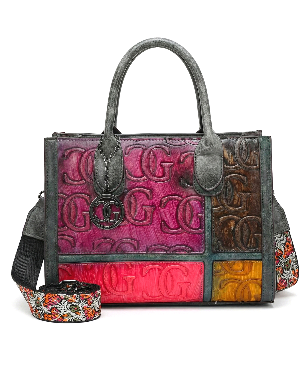 Elite Embossed CG Patchwork Bag