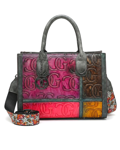 Elite Embossed CG Patchwork Bag