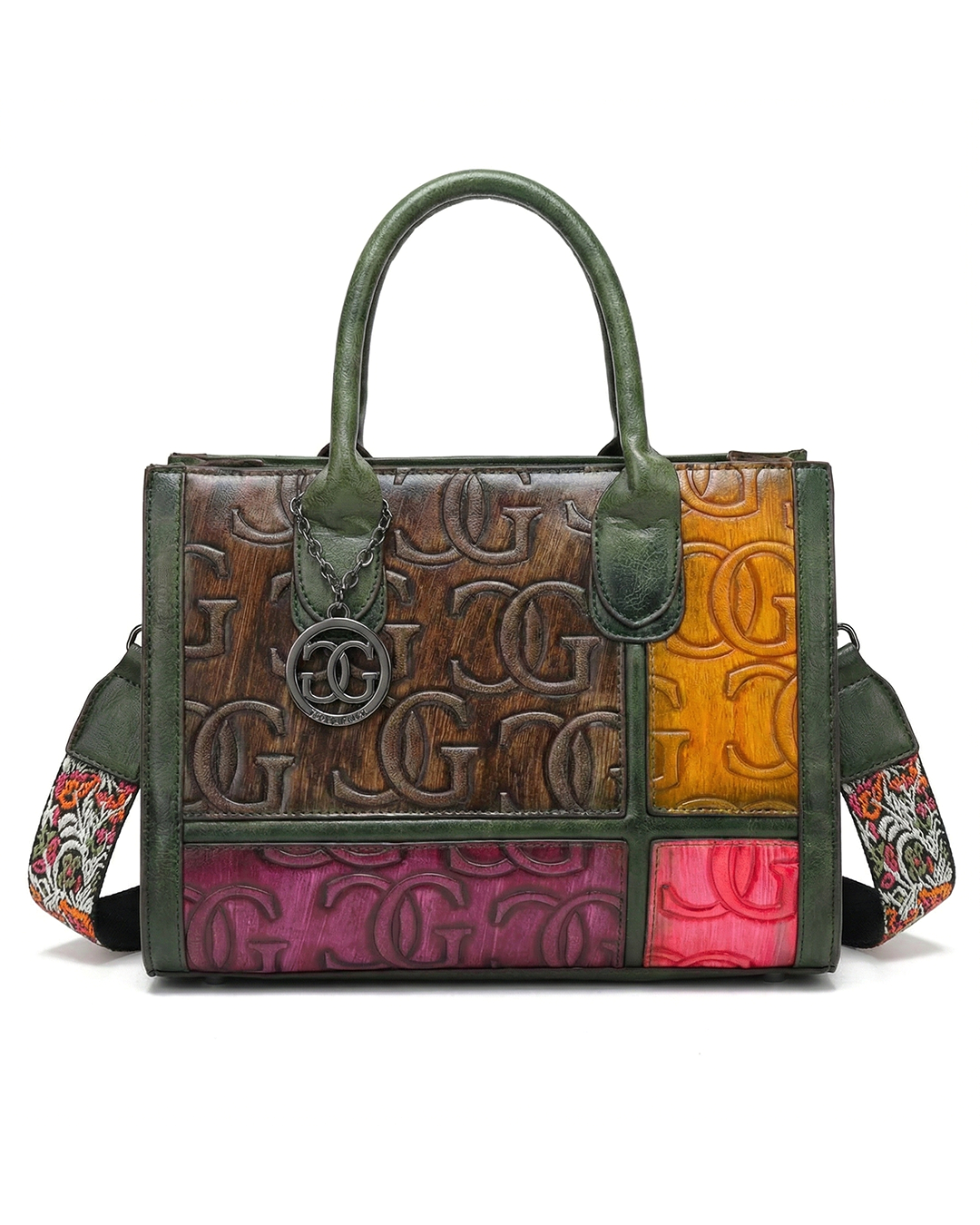Elite Embossed CG Patchwork Bag