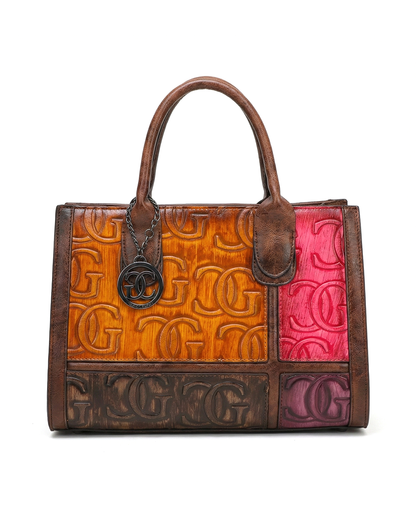 Elite Embossed CG Patchwork Bag