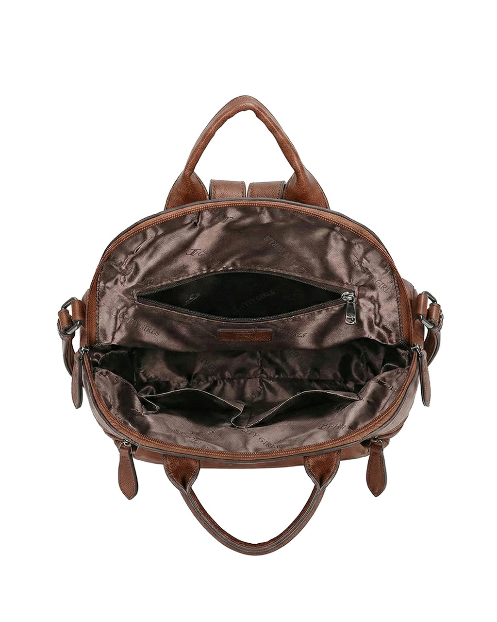 Embossed Rose Textured Luxury Backpack